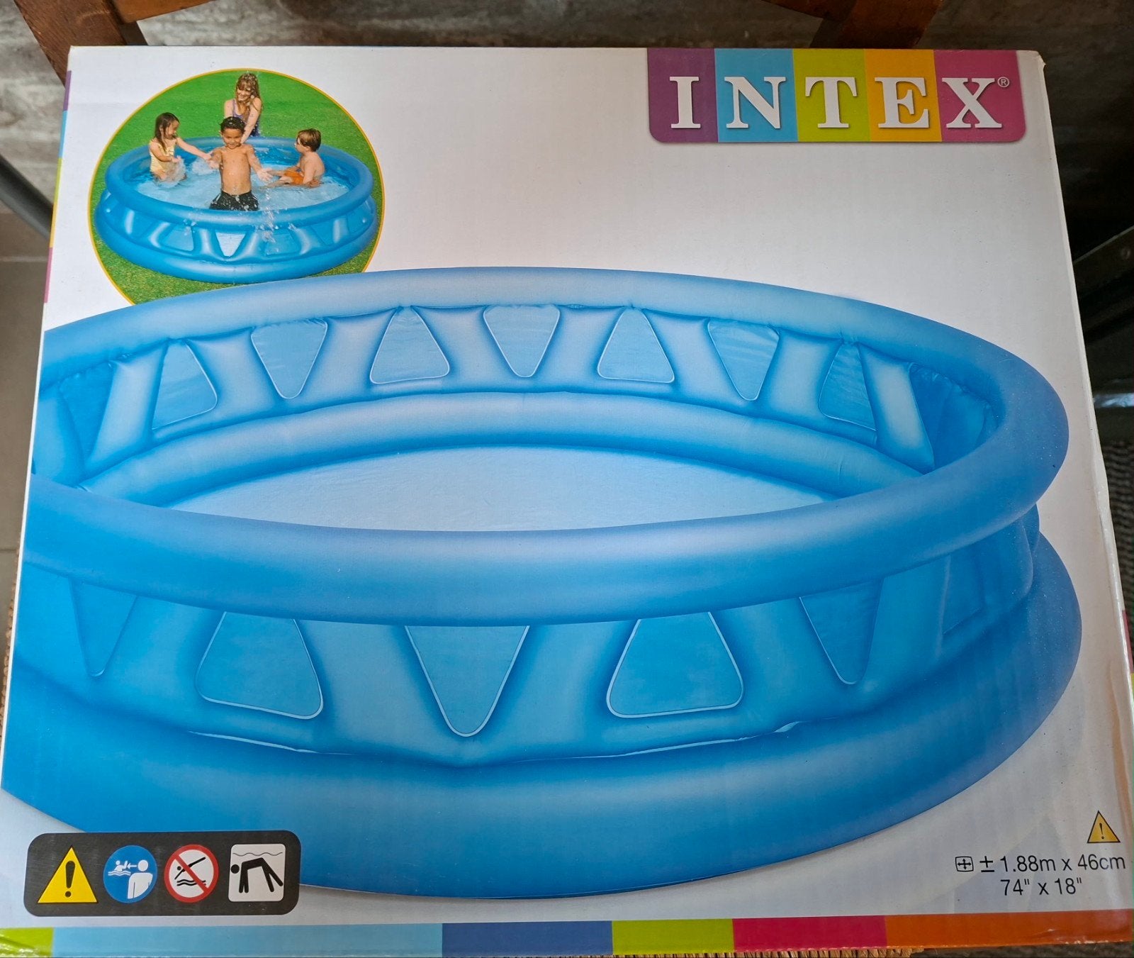 Intex zwembad opblaaszwembad, Ophalen, Minder dan 80 cm, Opblaaszwembad, Rond