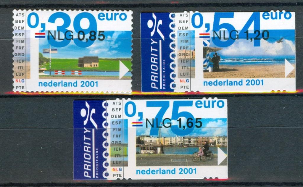 Ned. NVPH 1991-1993 Europazegels uit boekjes 68-69-70, Ophalen of Verzenden, Na 1940, Postfris