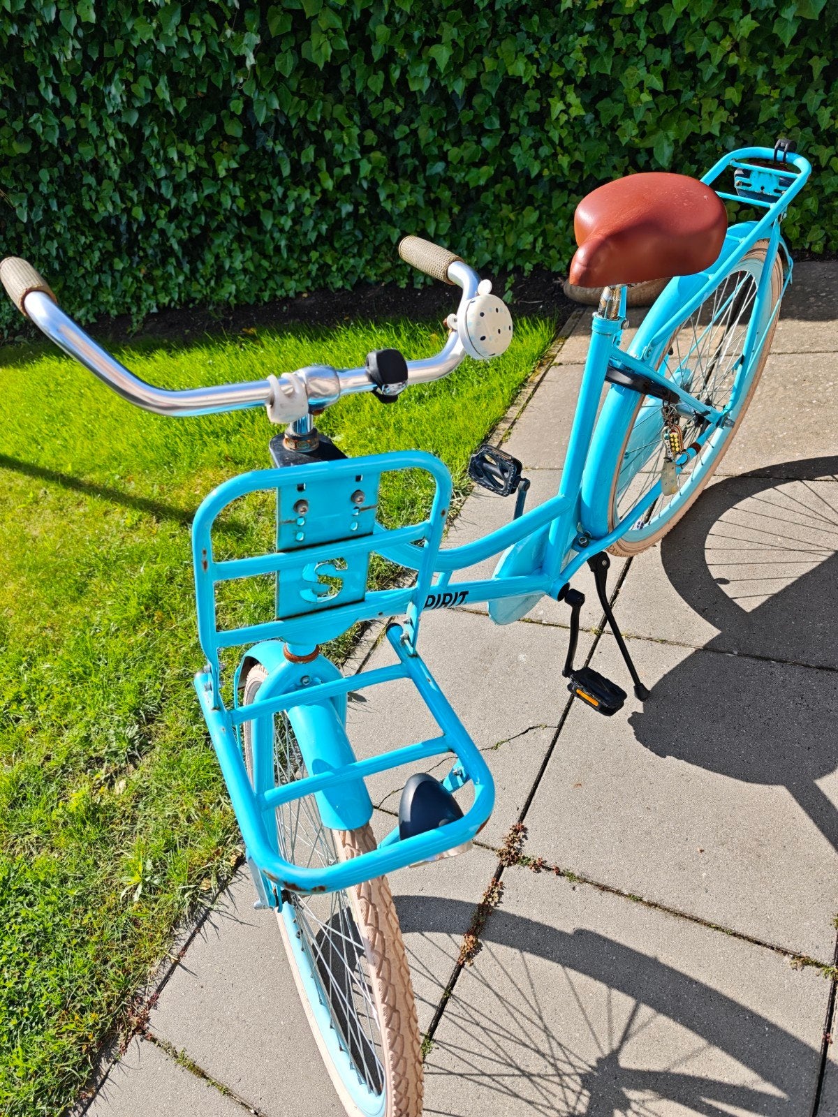 Spirit Transportfiets - Lichtblauw met Voordrager, Fietsen en Brommers, Fietsen | Dames | Damesfietsen, Ophalen