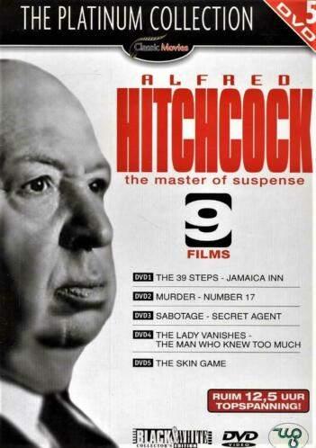 DVD BOXSET - Hitchcock - 9 films - NIEUW, Alle leeftijden, Ophalen of Verzenden, Zo goed als nieuw, Actiethriller