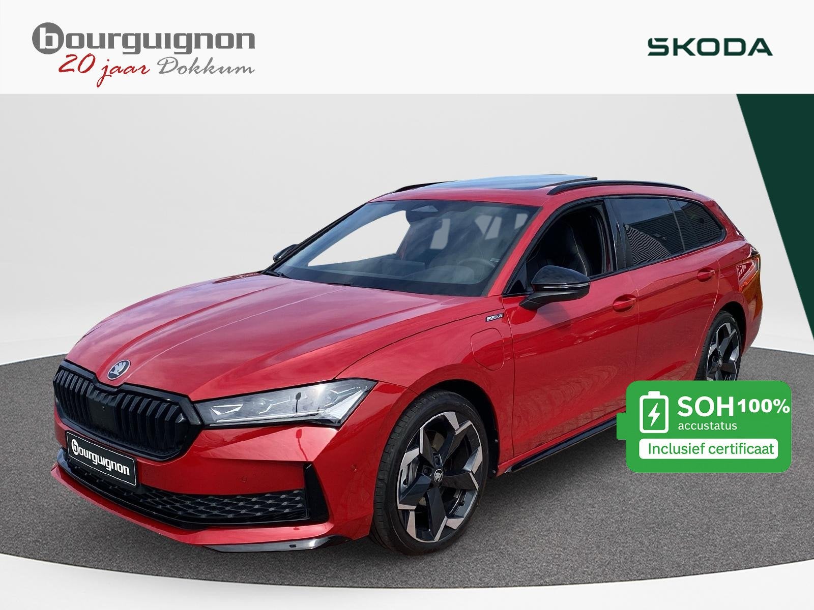 Skoda Superb Combi 1.5 TSI PHEV Sportline Business | PHEV |, Auto's, Skoda, Euro 6, 4 cilinders, 250 km/l, Parkeerassistent