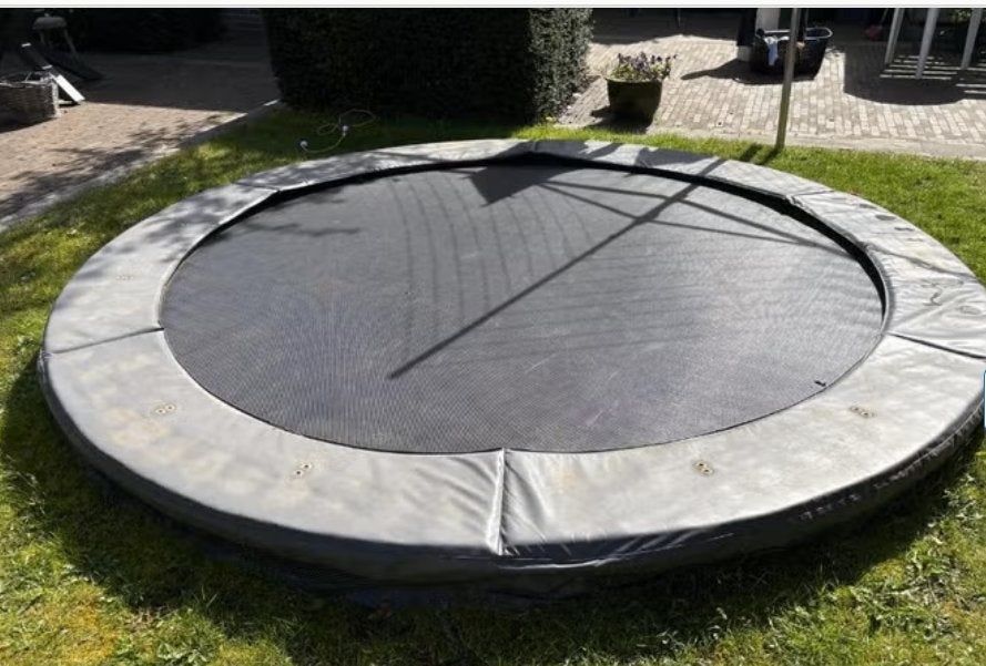 Trampoline Avyna 3 m grijze rand, Ophalen