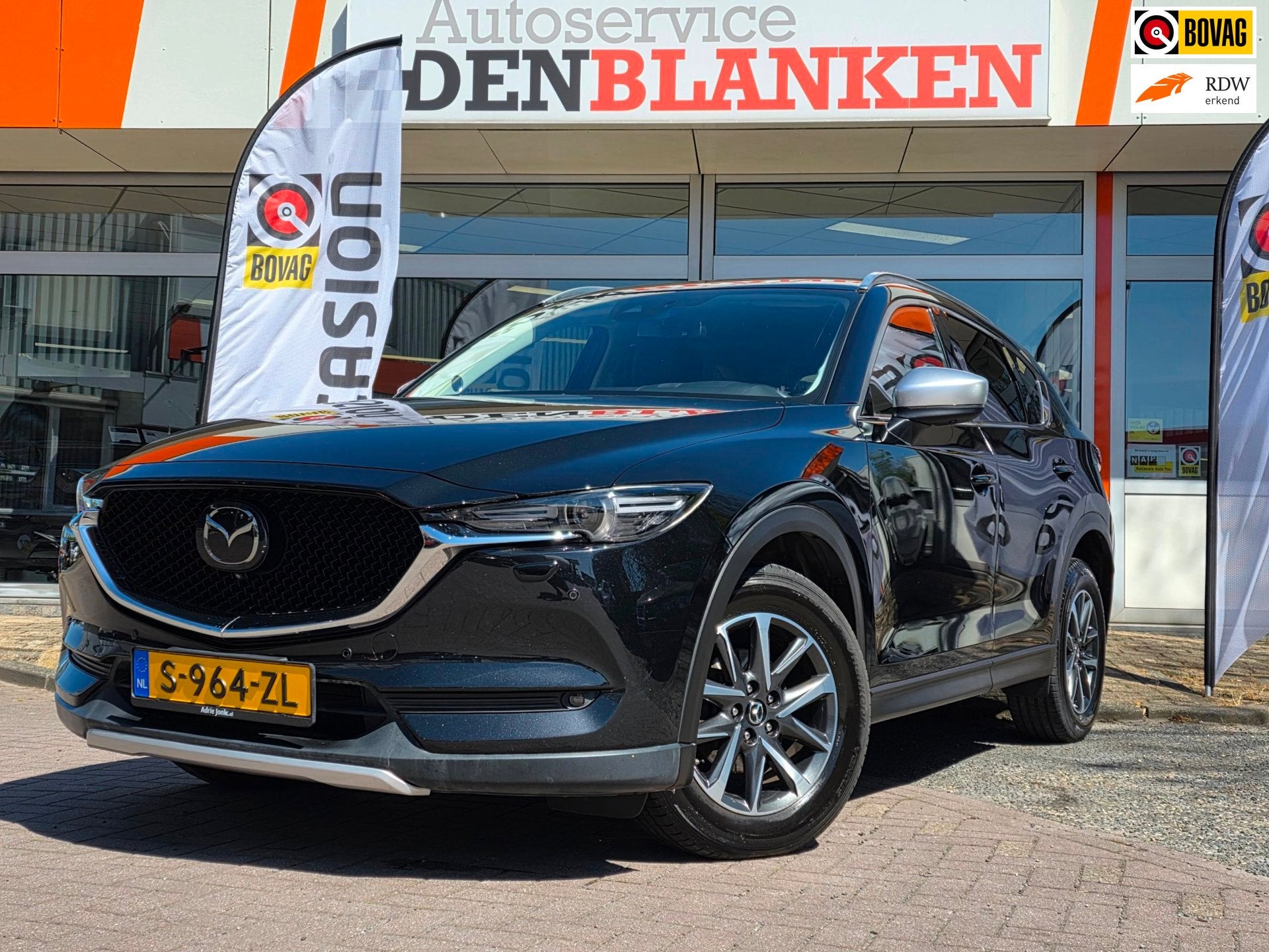 Mazda CX-5 2.5 SkyActiv-G 194 GT-M 4WD Automaat BJ.2018 / Na, Auto's, Dealer onderhouden, Gebruikt, 4 cilinders, 2000 kg