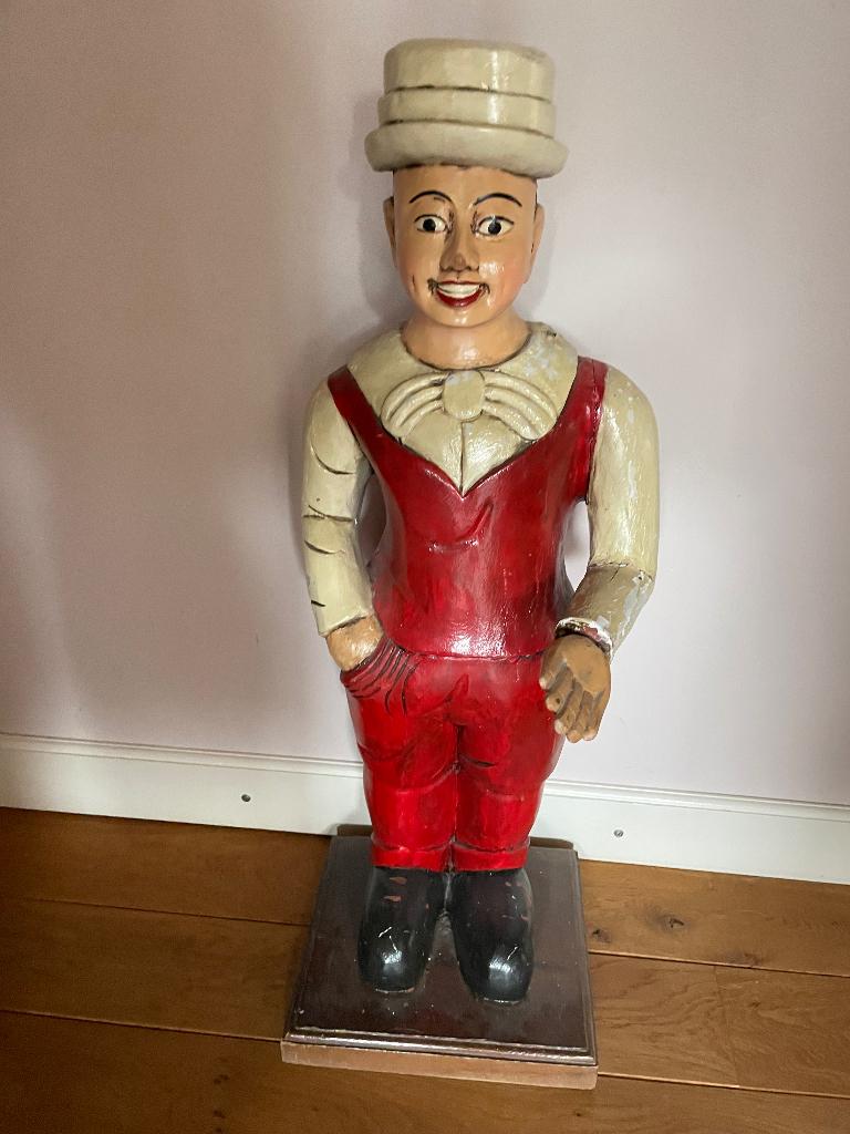 Houten massieve pop, Ophalen, Gebruikt
