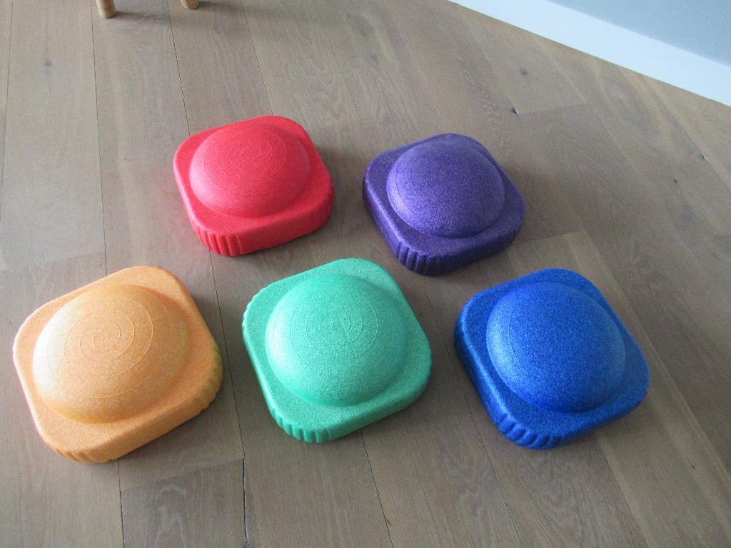 5 Stuks Regenboog Stapstenen Set Balanceerstenen Stapstenen, Kinderen en Baby's, Speelgoed | Educatief en Creatief, Ophalen of Verzenden