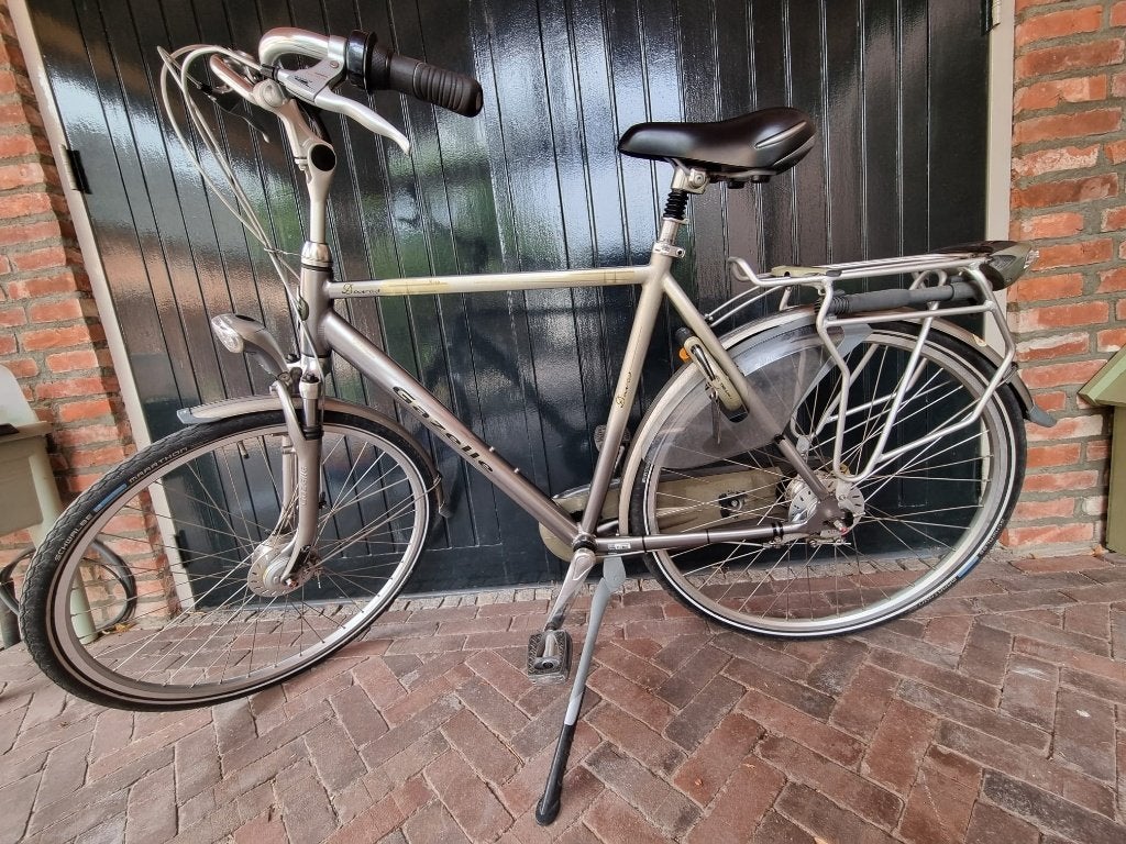Gazelle Davos herenfiets 28 inch, Fietsen en Brommers, Ophalen, Gebruikt, Versnellingen, 57 tot 61 cm
