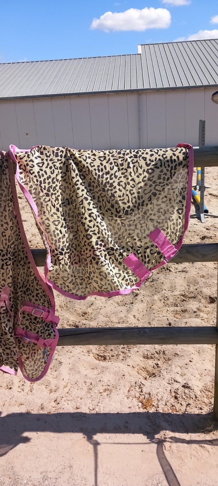 Vliegendeken, Dieren en Toebehoren, Paarden en Pony's | Dekens en Dekjes, Ophalen, Zo goed als nieuw, Halsdeken