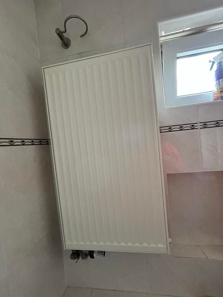 Radiator 90x51cm met thermostaatknop, Ophalen, 500 tot 800 watt, Radiator, Minder dan 60 cm
