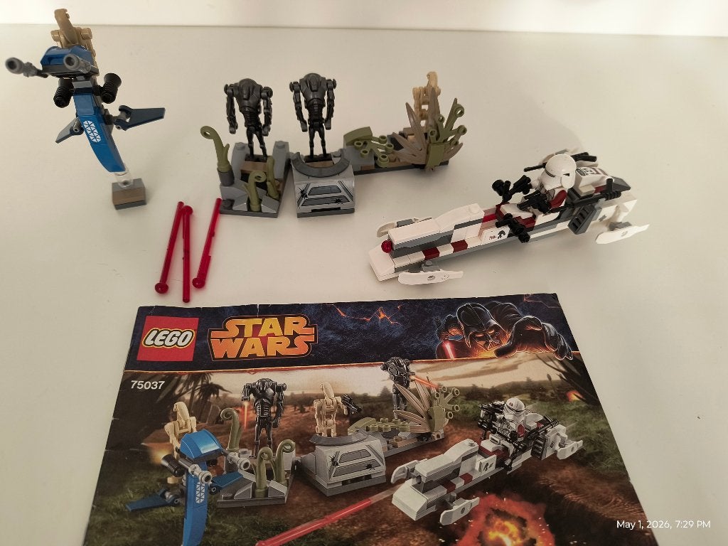 LEGO 75037 Star Wars Battle on Saleucami, Lego, Ophalen of Verzenden, Zo goed als nieuw, Compleet