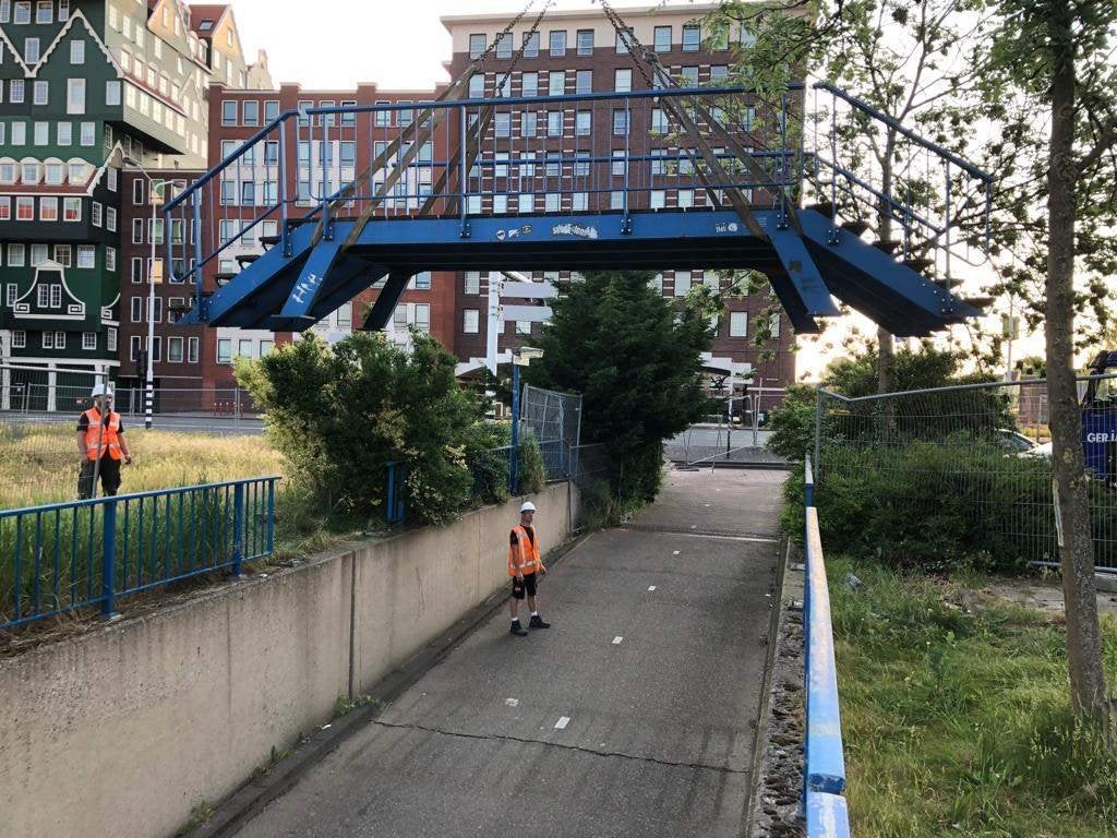 Voetgangersbrug, Ophalen, Gebruikt