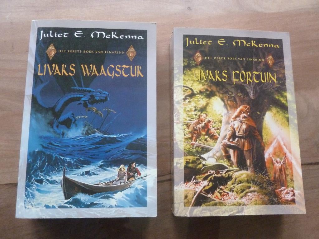 Juliet E. McKenna - Livaks waagstuk / Livaks fortuin, Ophalen of Verzenden, Gelezen