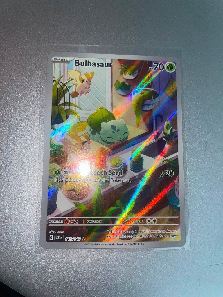 bulbasaur IR #143 SCR, Ophalen of Verzenden, Zo goed als nieuw