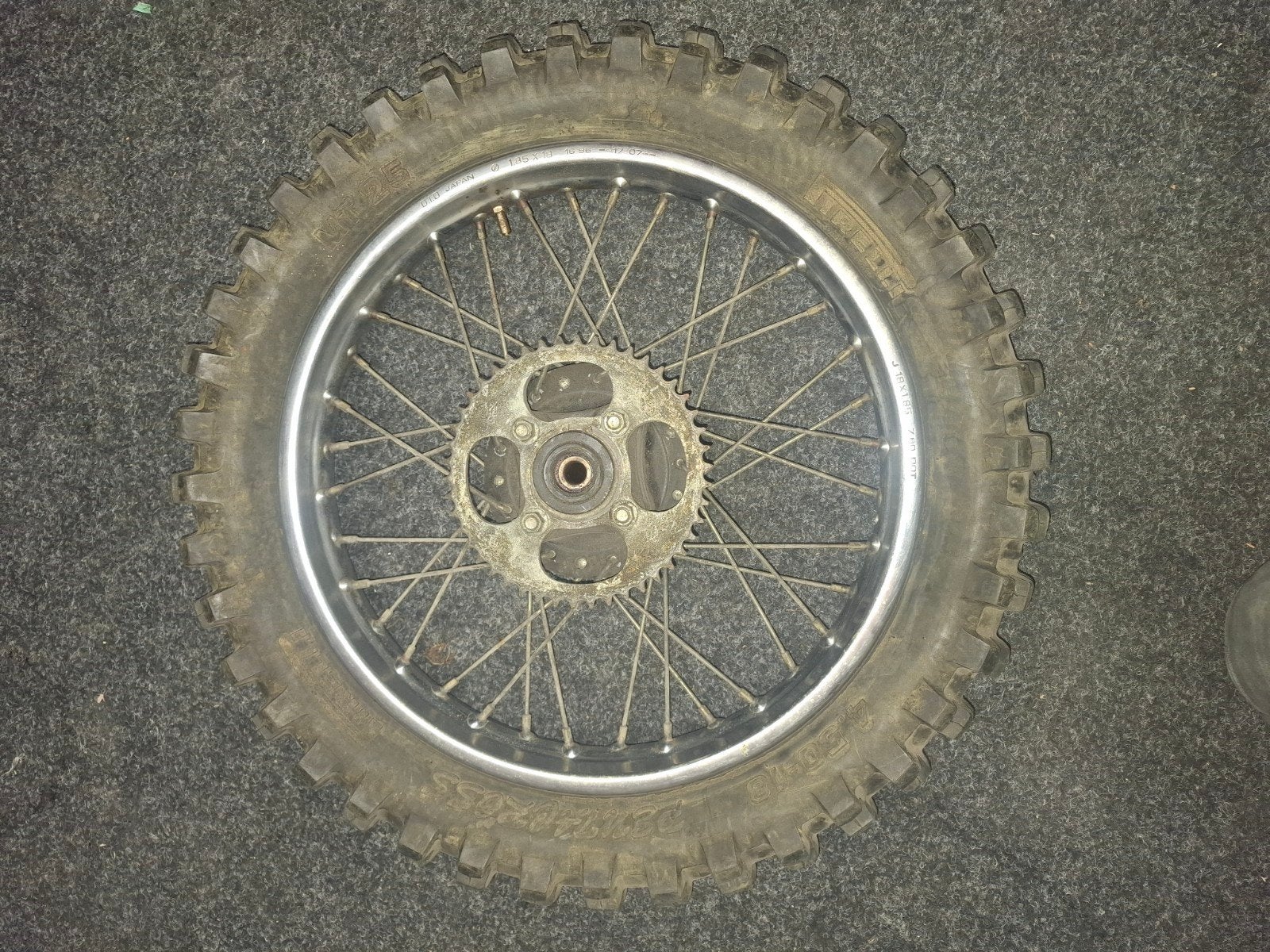 Honda MTX achtervelg en honda een honda voor velg, Ophalen, Gebruikt