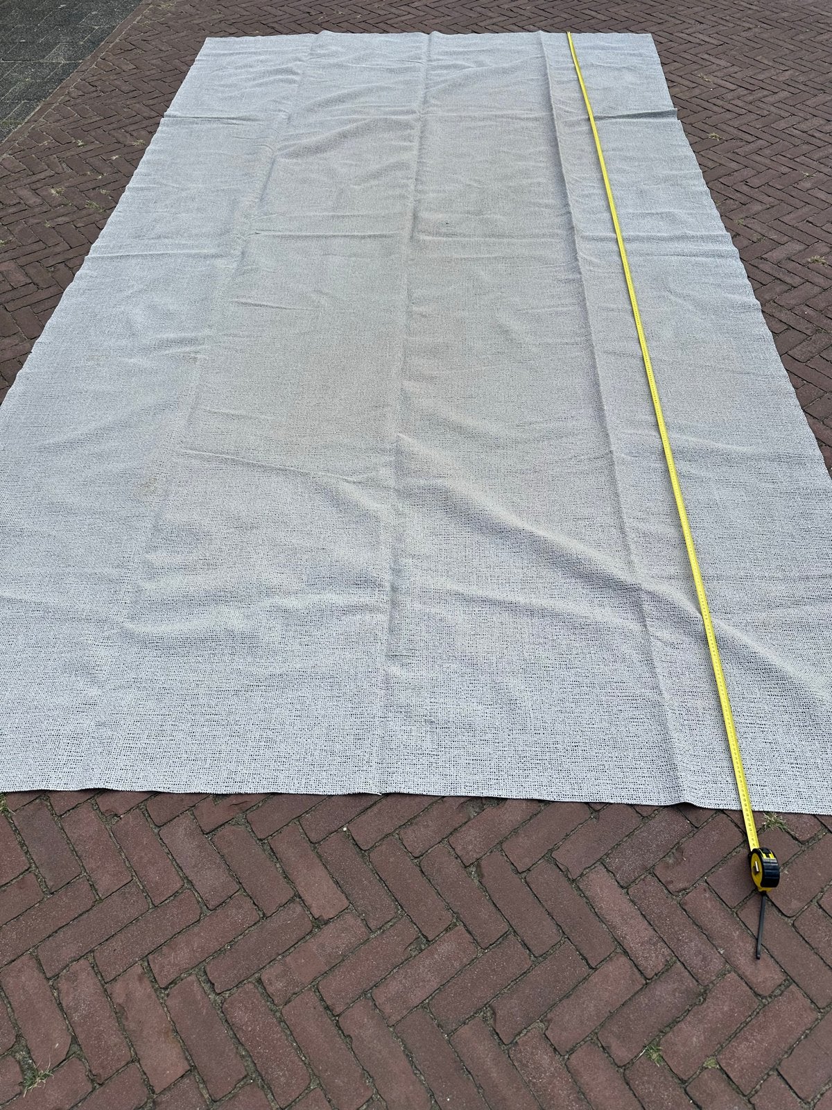 Grijs Tenttapijt 244x435 cm, Ophalen, Gebruikt