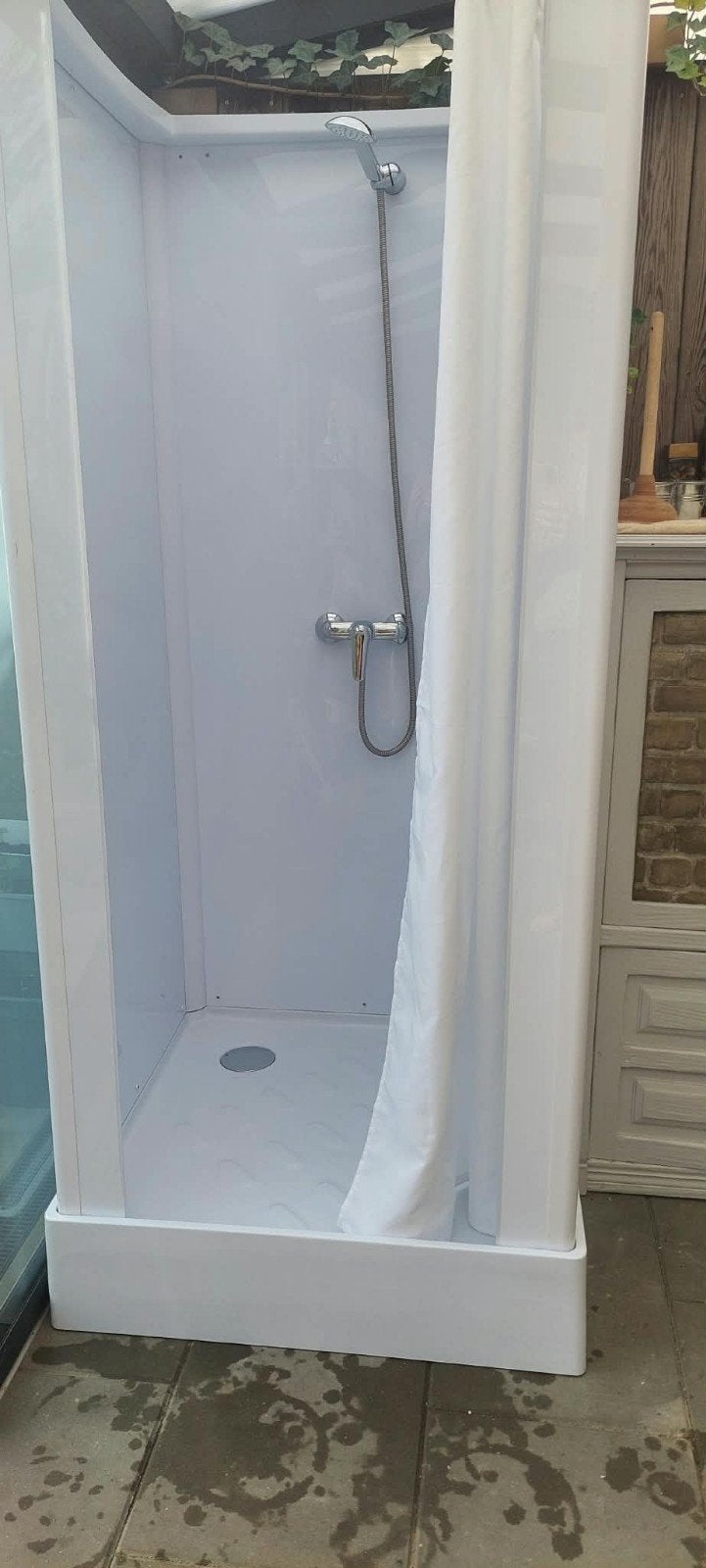 Douche cabine kleur wit lxb 90x90 cm, Ophalen, Gebruikt, Douche