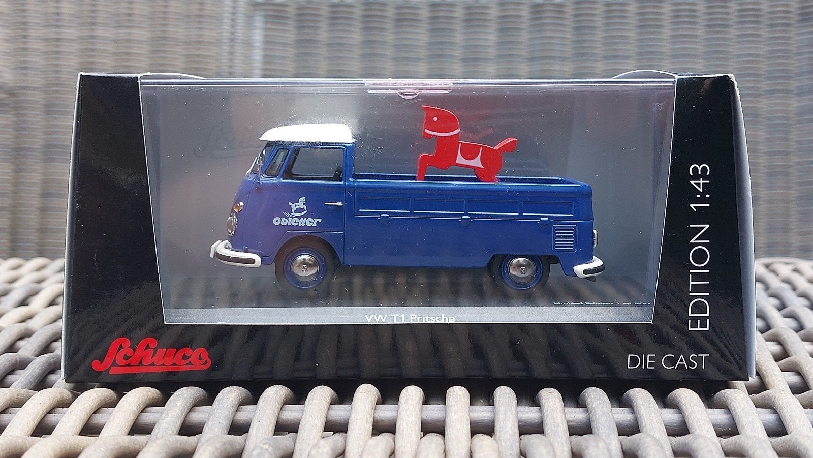 Schuco VW T1 190 jaar Obletter, Hobby en Vrije tijd, Ophalen of Verzenden, Auto, Schuco