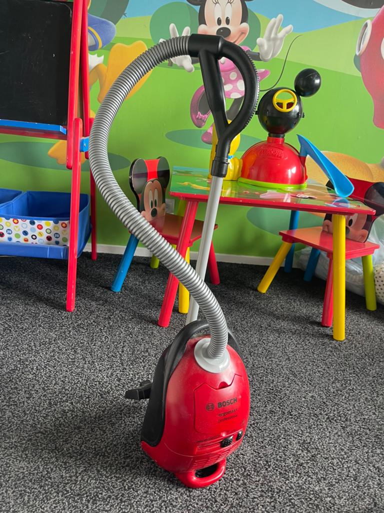 Bosch stofzuiger speelgoed, Ophalen