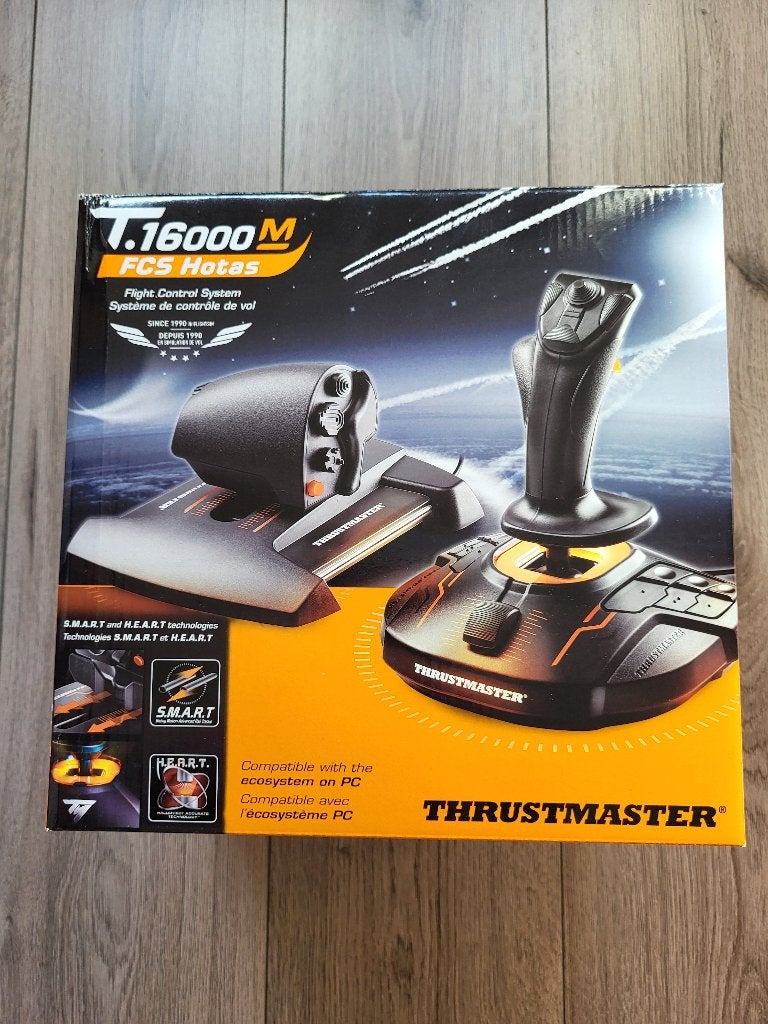 *Koopje* - ThrustmasterT.16000M-Flight Control System-Hotas, Computers en Software, Ophalen of Verzenden, Nieuw, Thrustmaster TCA