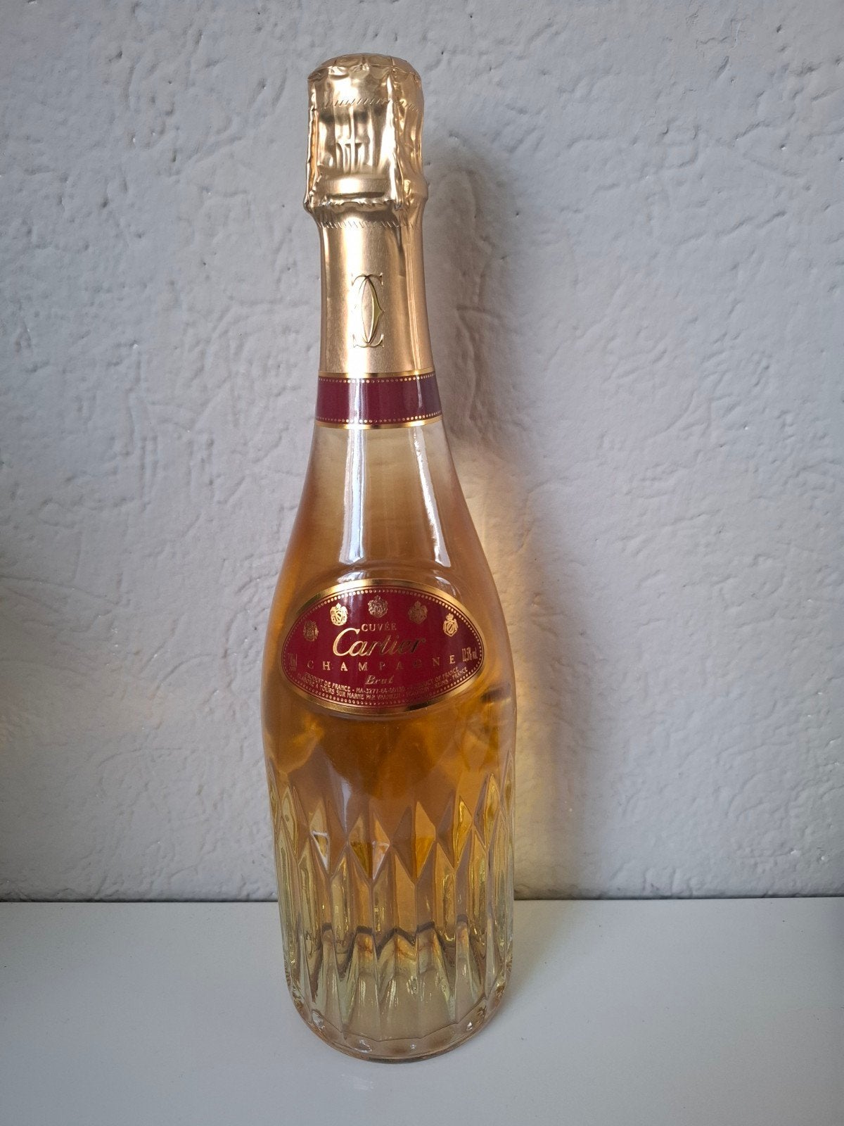 Fles Champagne Cartier Brut, Ophalen of Verzenden, Nieuw, Frankrijk, Champagne