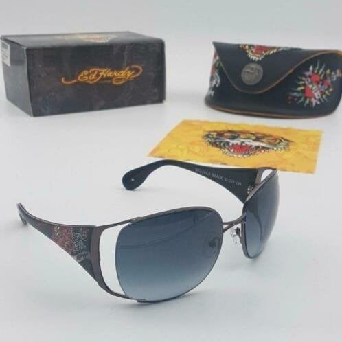 Zonnebril Ed Hardy EHS-Lola Black 61-19-120, Overige merken, Zonnebril, Overige kleuren, Nieuw