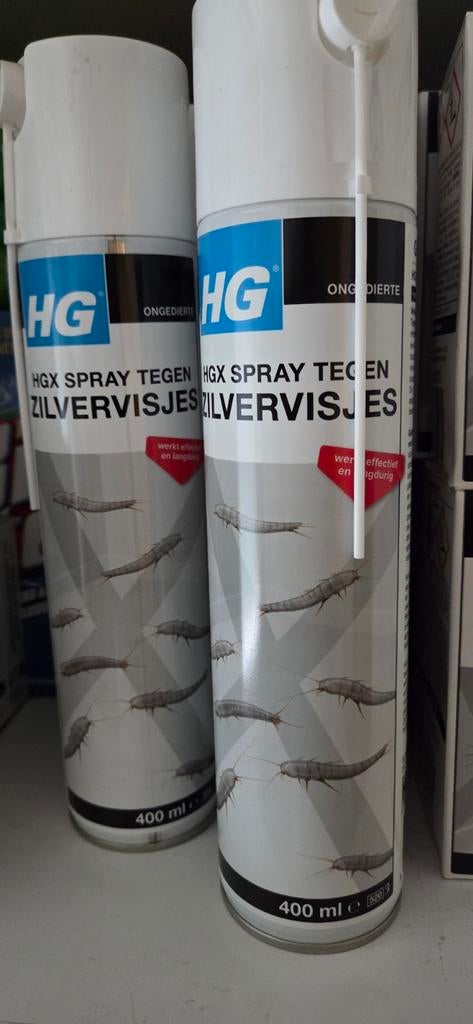 HGX Spray tegen zilvervisjes en HGX Muggenstekker, Ophalen of Verzenden, Nieuw, Ongediertebestrijding