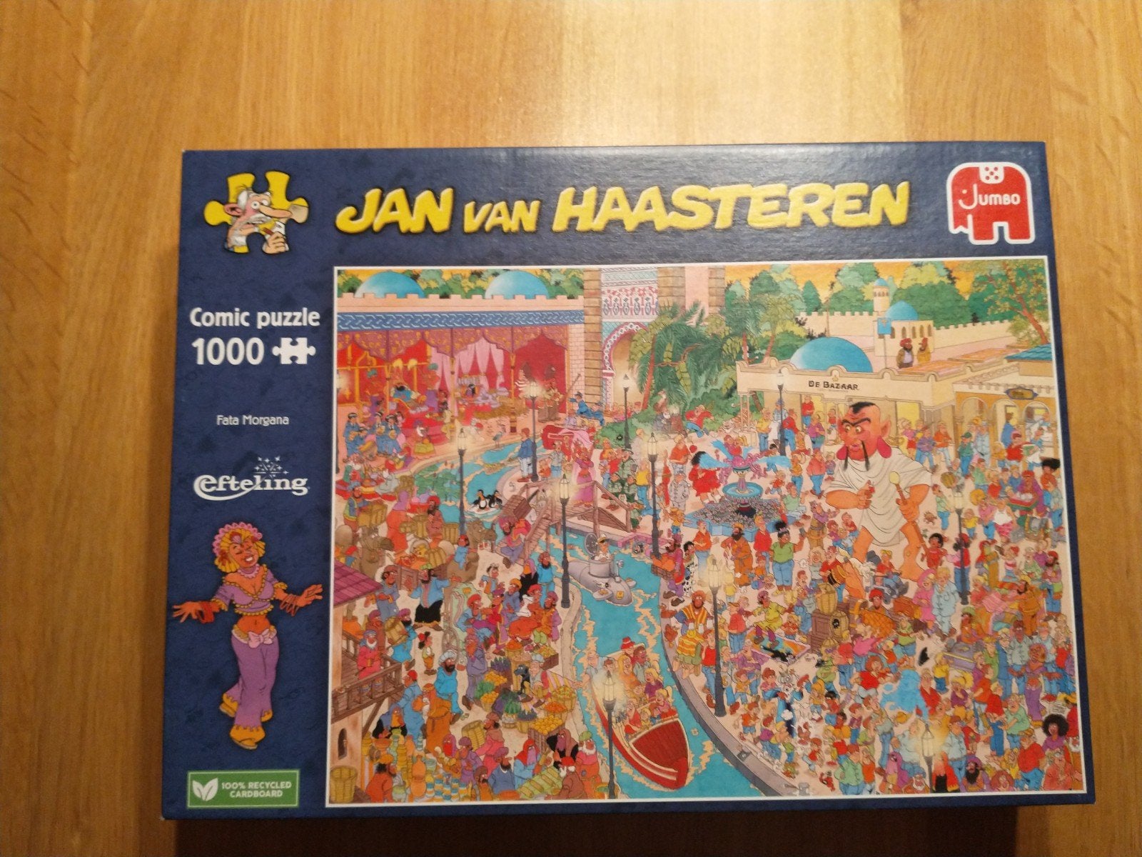 Jan van Haasteren puzzel Fata Morgana Efteling 1000 stuks, Ophalen of Verzenden, 500 t/m 1500 stukjes, Zo goed als nieuw