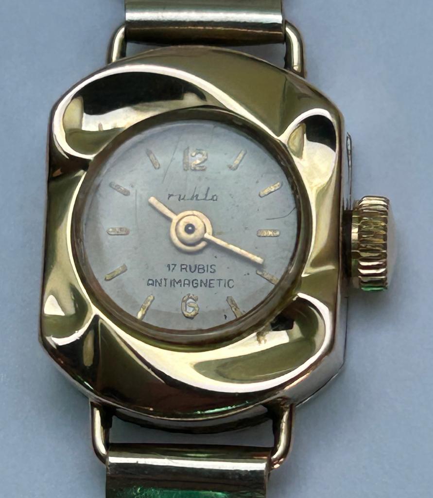 Prachtig Vintage Dameshorloge – 17 Rubis – 20µm Verguld, Sieraden, Tassen en Uiterlijk, Horloges | Antiek, Overige merken, Staal