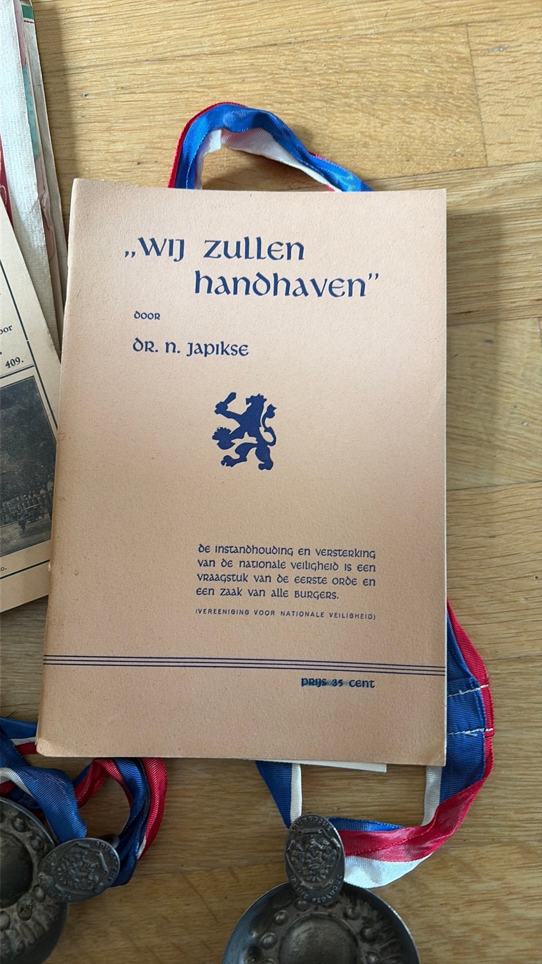 Antiquarische boekje Wij zullen handhaven, Auteur: Japikse, Ophalen of Verzenden