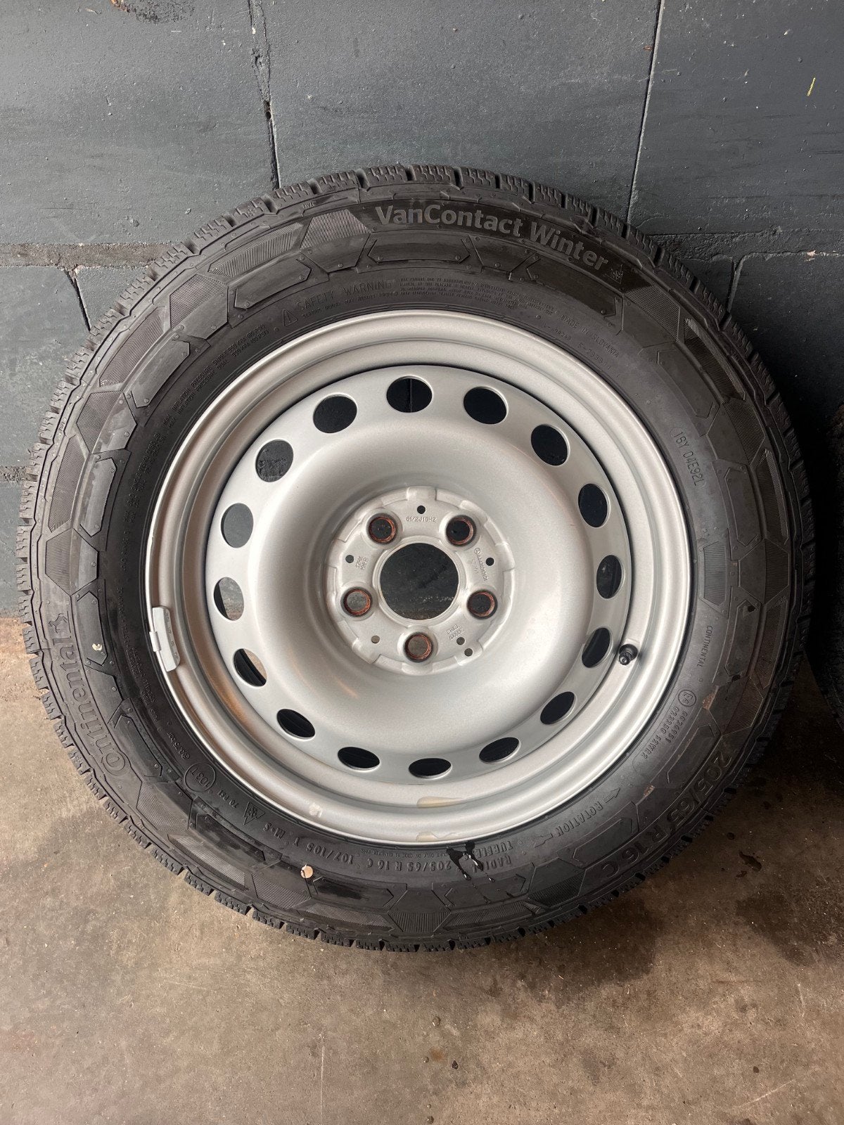 16" Orginele Mercedes Vito W447 Winterset Continental TPMS, Bestelwagen, 16 inch, Banden en Velgen, Onbekend