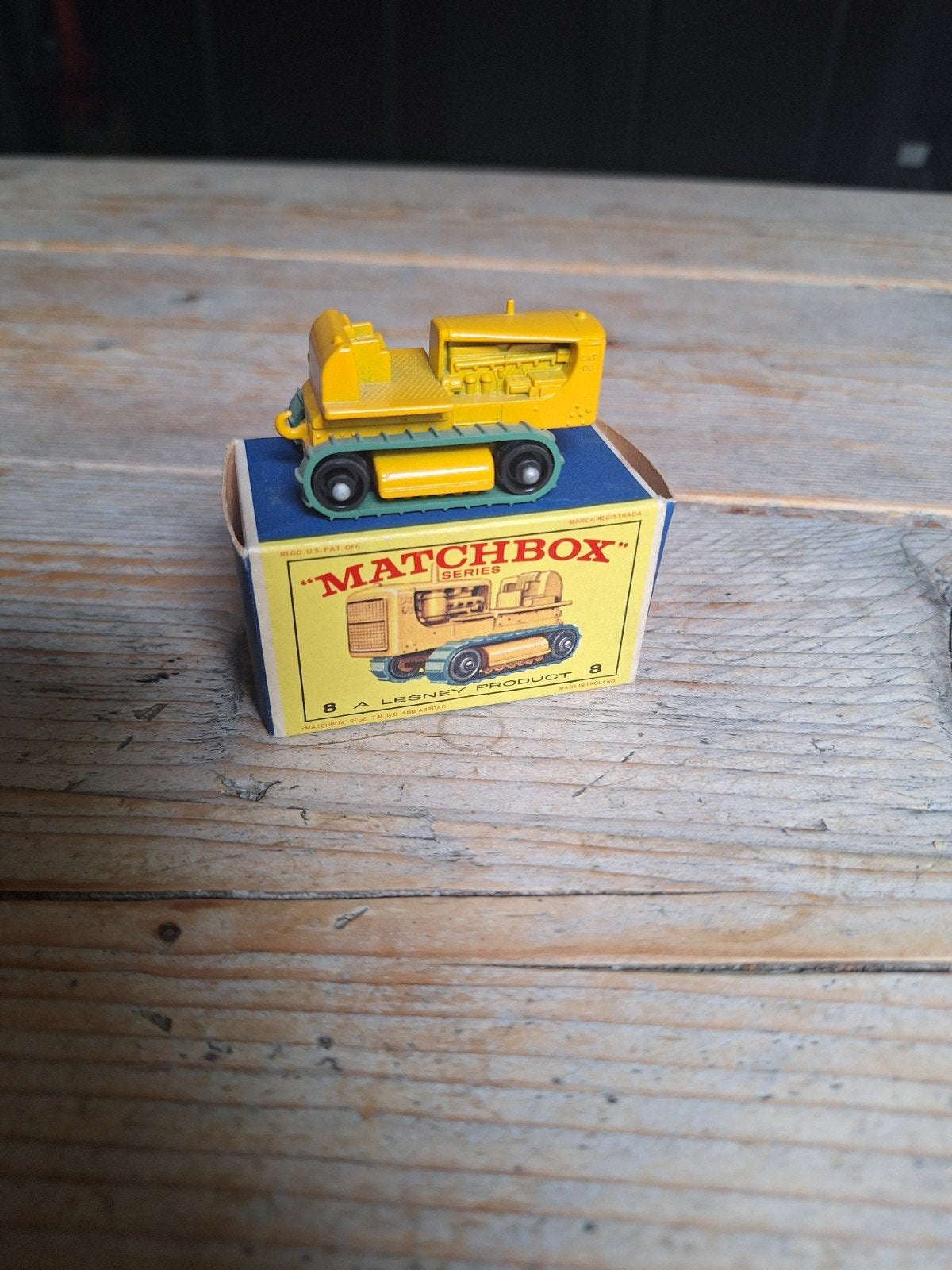 Matchbox caterpiller tractor., Hobby en Vrije tijd, Ophalen of Verzenden, Tractor of Landbouw