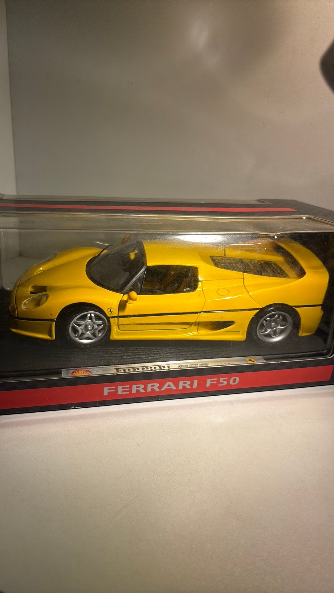 Ferrari f50 shell 1.18, Ophalen of Verzenden, Bburago, A, A