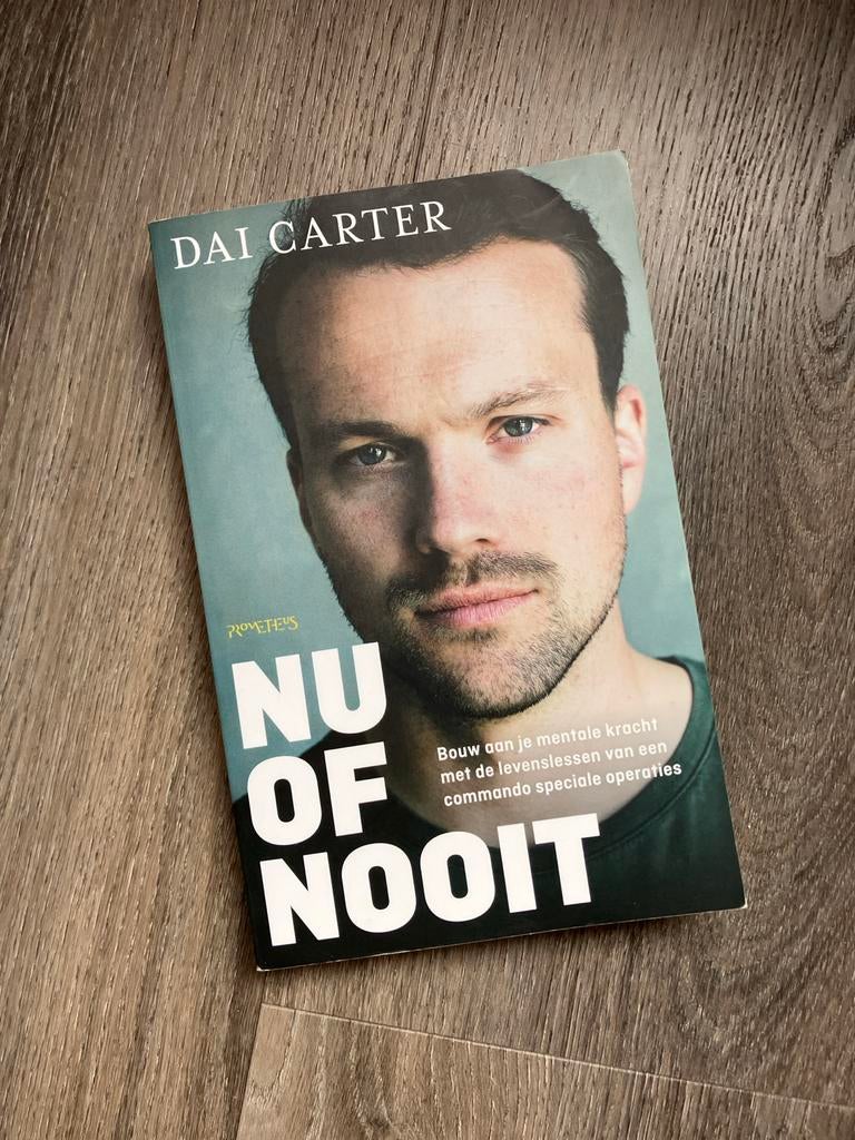 Nu of Nooit - Dai Carter (Boek over mentale kracht), Boeken, Overige Boeken, Ophalen of Verzenden, Zo goed als nieuw