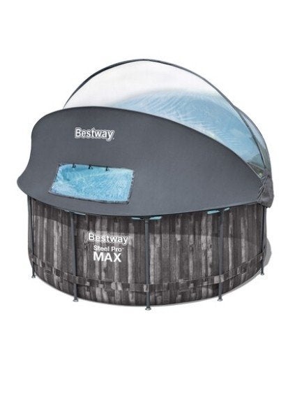 Bestway steel pro max Luifel met zwembad 366x76, Ophalen, Gebruikt, Overige typen