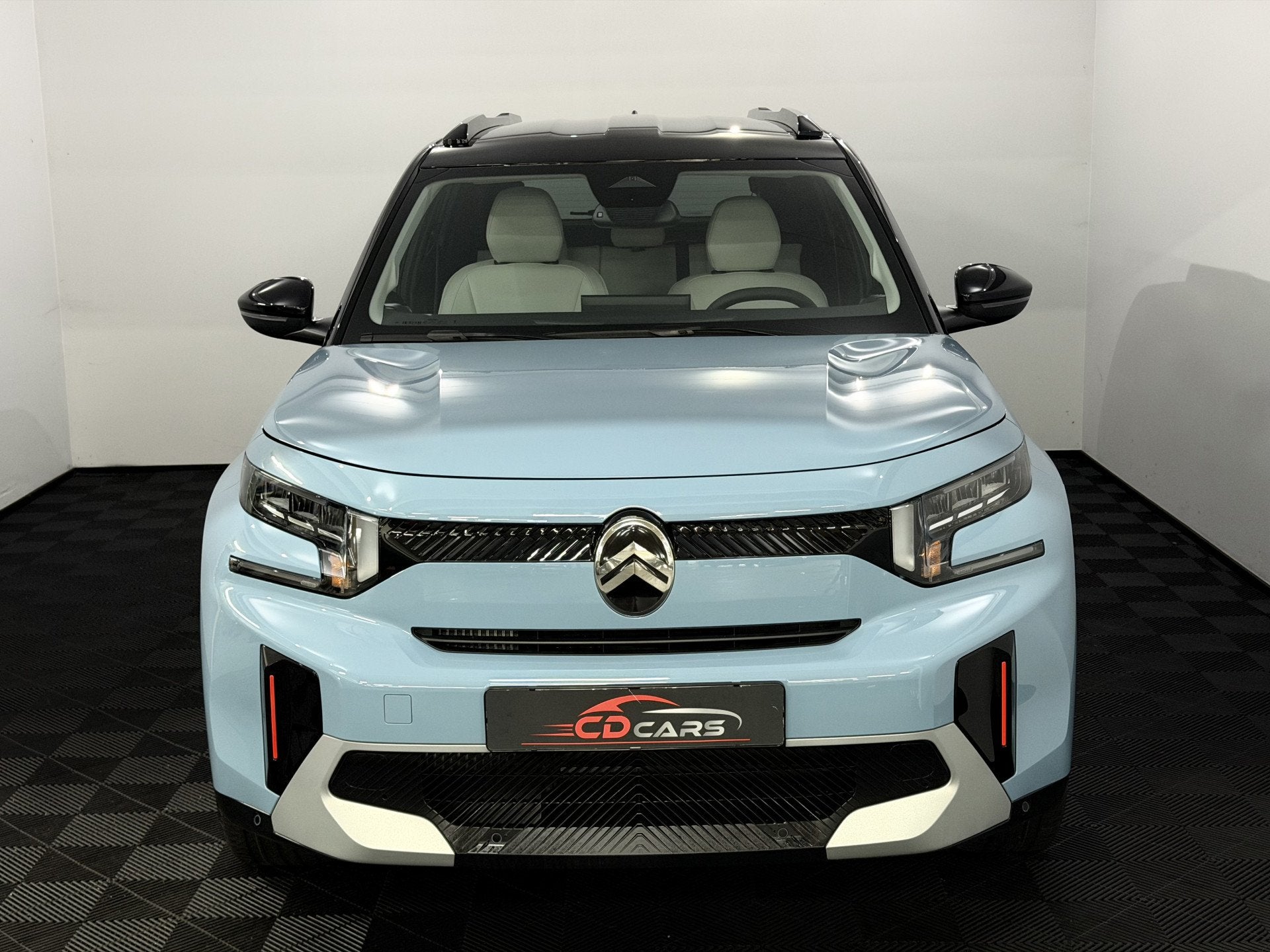 Citroën C3 Aircross 1.2 Hybrid 145pk Max Camera, Navi, Appl, 1199 cc, Blauw, Leder en Stof, Bedrijf