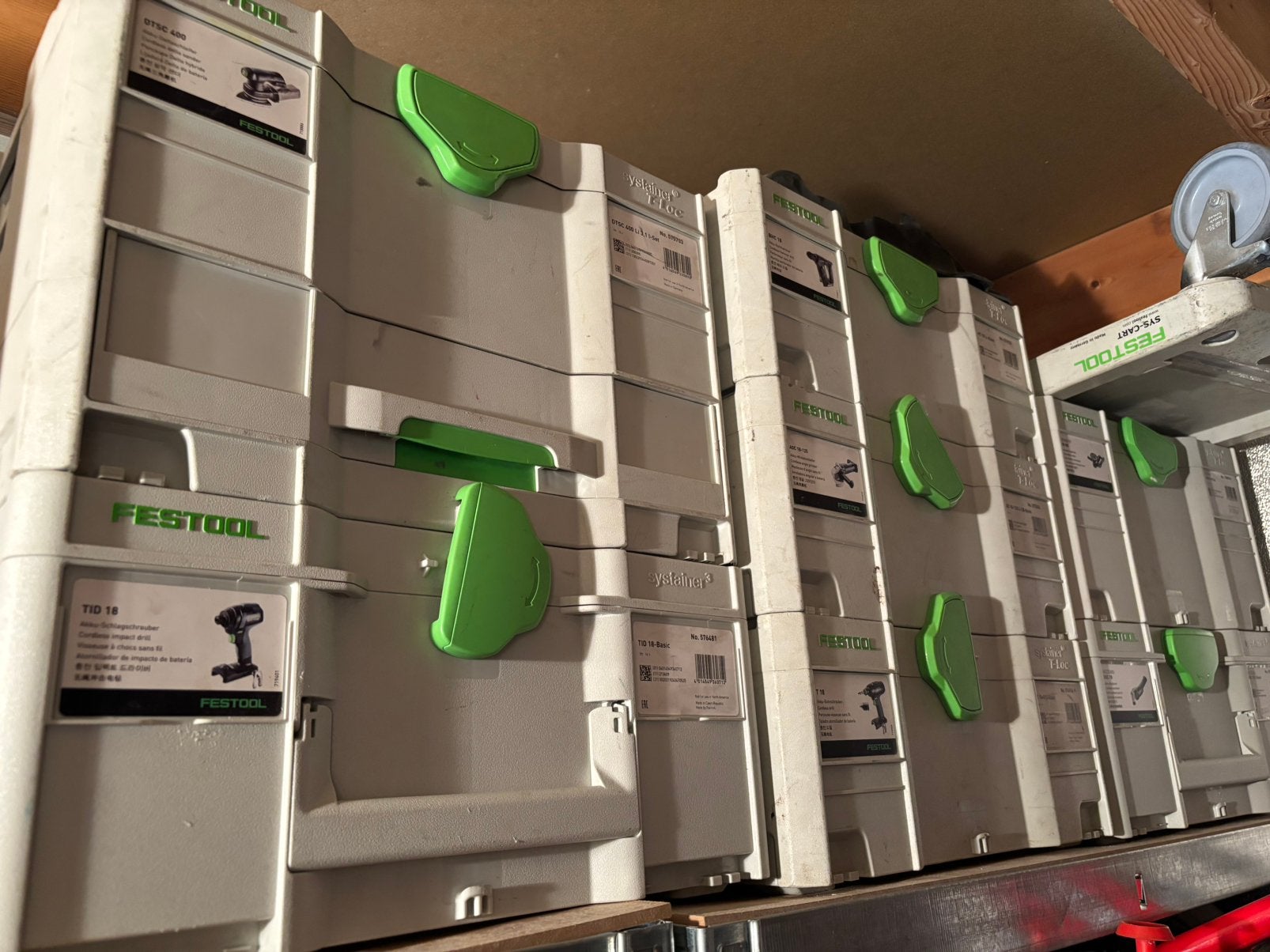 >> diverse festool systainers (met inlay)<<, Ophalen, Zo goed als nieuw