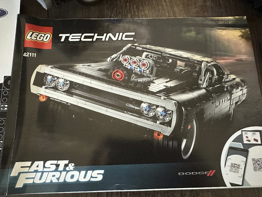 LEGO Technic Fast & Furious Dodge Charger 42111, Kinderen en Baby's, Speelgoed | Duplo en Lego, Ophalen of Verzenden, Zo goed als nieuw
