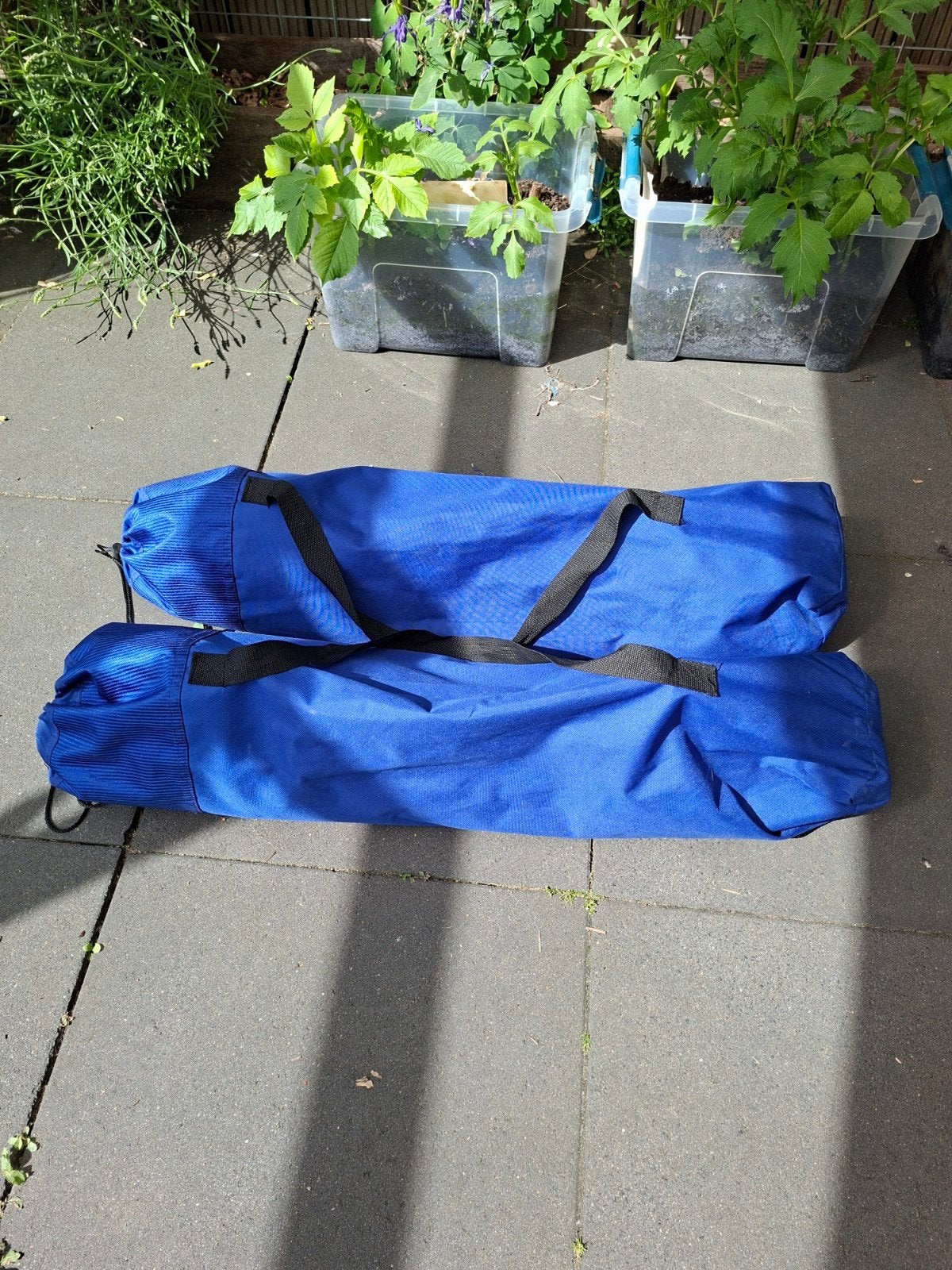 2x Opvouwbare Campingstoelen - Blauw, Ophalen, Zo goed als nieuw, Campingstoel