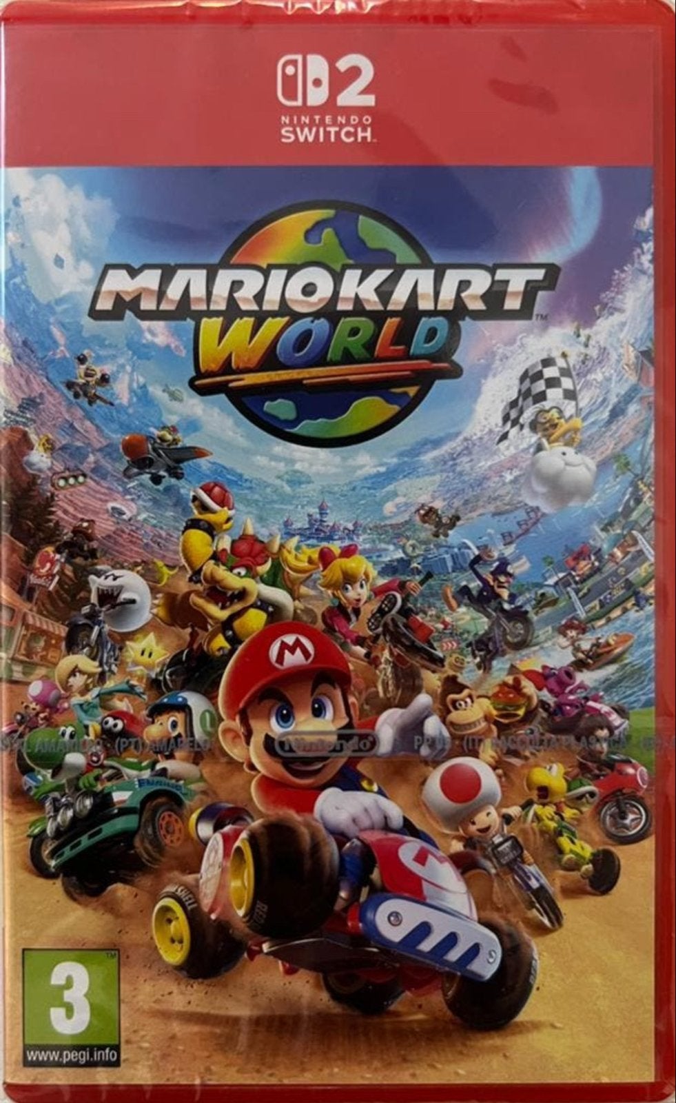 Mario Kart World - Nintendo Switch (Nieuw, verzegeld), Racen en Vliegen, Nieuw, Eén computer, Ophalen of Verzenden