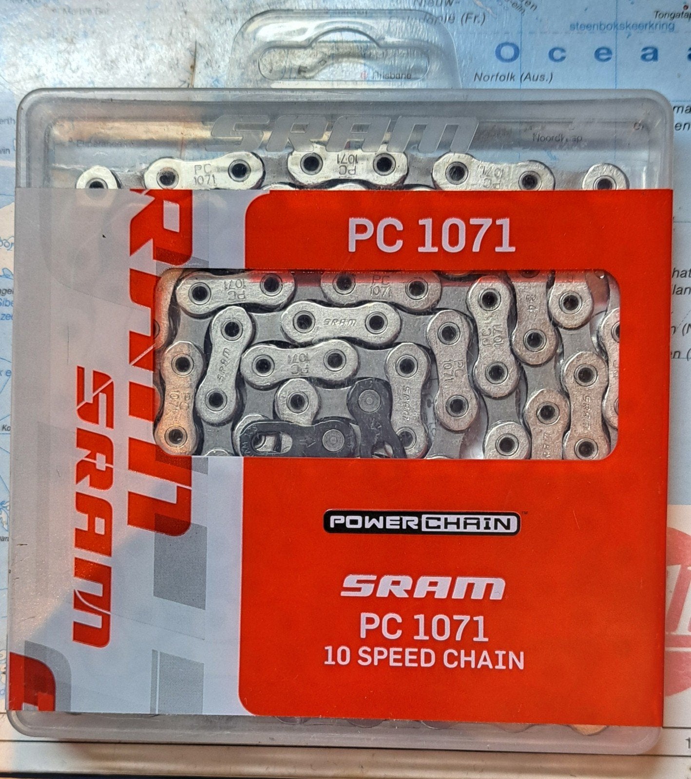 Ketting SRAM PC1071 10 speed met powerlock, Ophalen of Verzenden