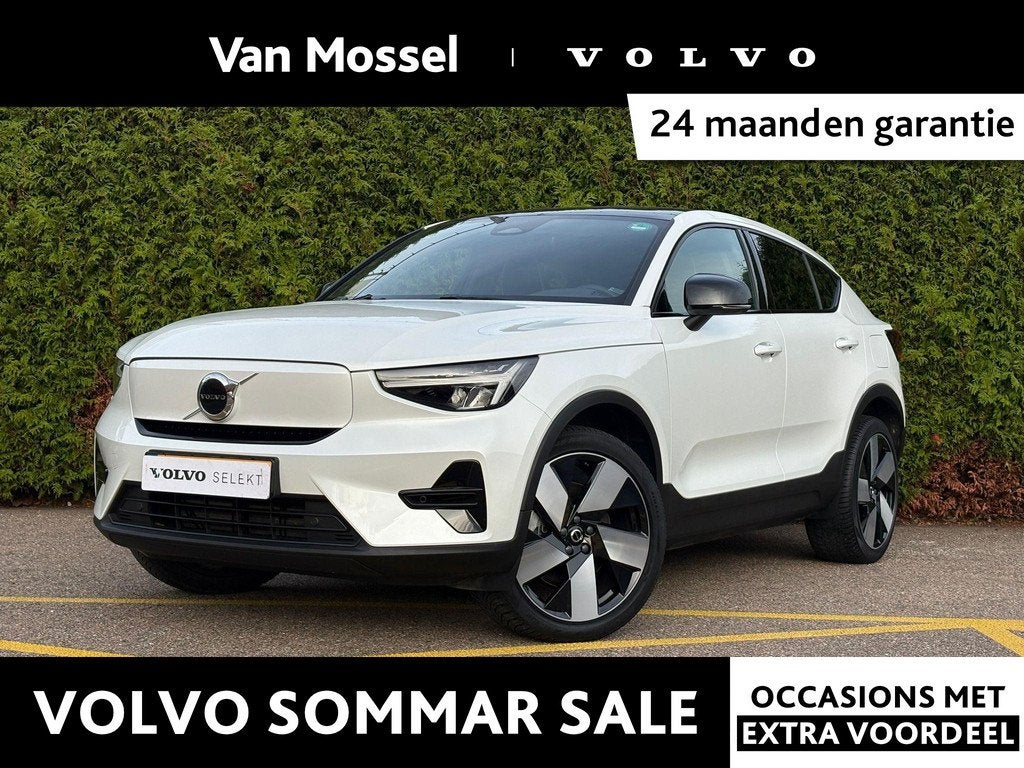 Volvo C40 Recharge Plus 69 kWh | Panoramadak | Stoel & Stuur, Auto's, Volvo, 12 maanden, Gebruikt, Leder en Stof, 231 pk
