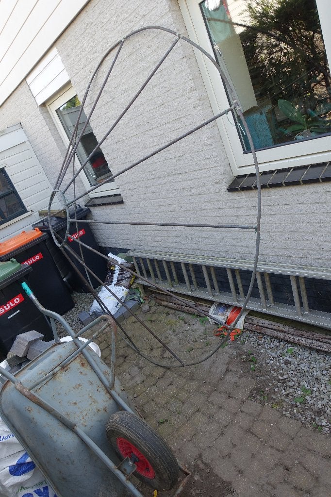 koperen frame voor over de vijver, Tuin en Terras, Vijver-toebehoren, Ophalen, Gebruikt, Vijvernet