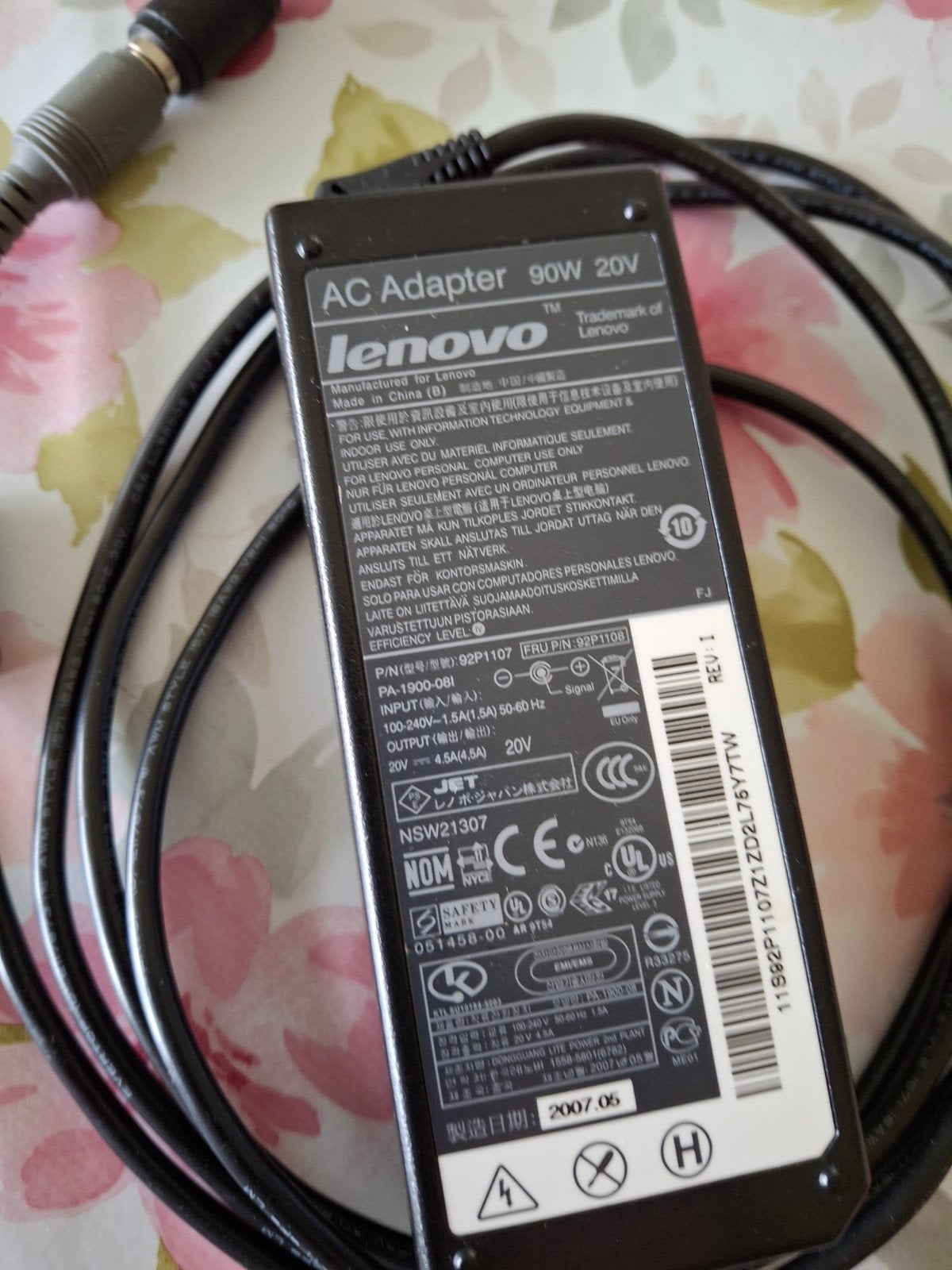 Lenovo adapter 90 W, Computers en Software, Ophalen, Gebruikt, Lenovo ThinkPad