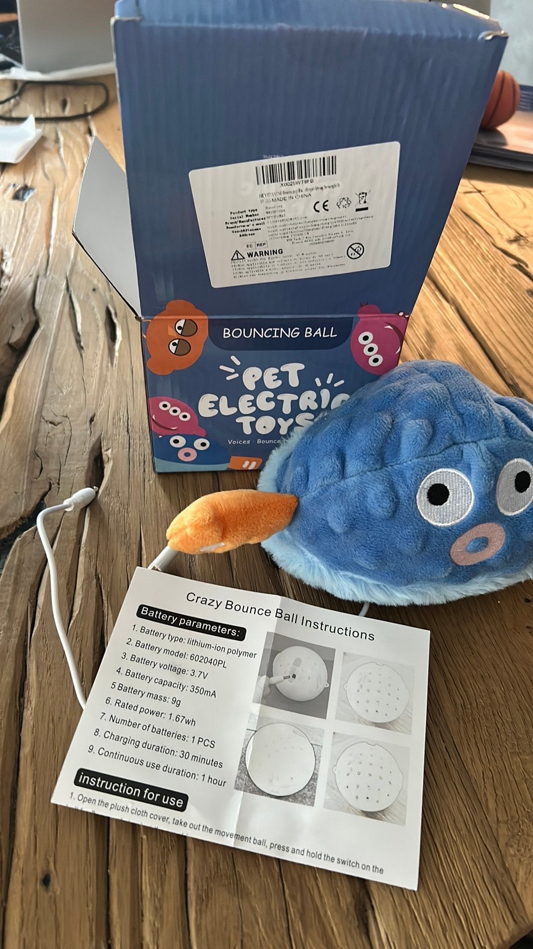 Bouncing ball interactief huisdier speelgoed stuiterende bal, Dieren en Toebehoren, Ophalen, Zo goed als nieuw