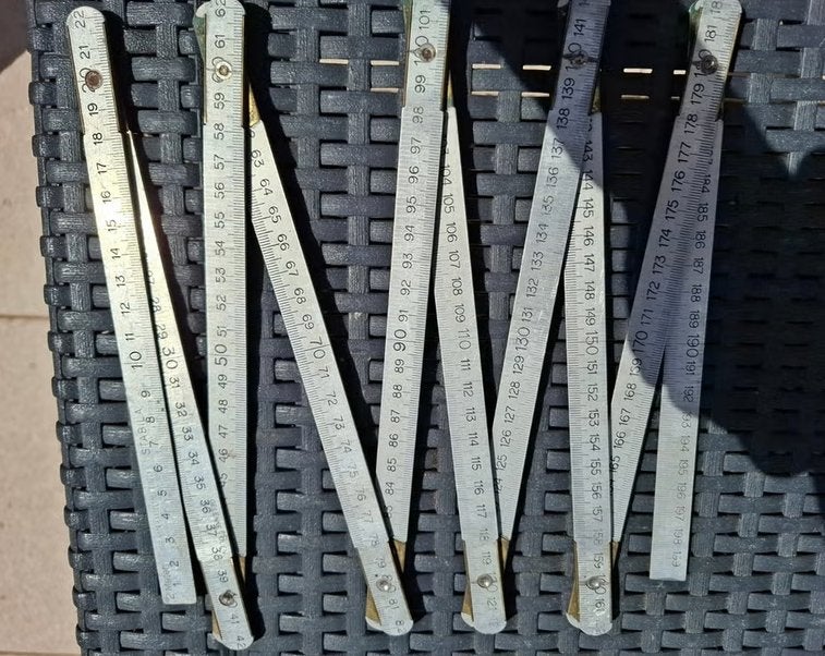 Oude Stabila Aluminium duimstok te koop!, Ophalen of Verzenden