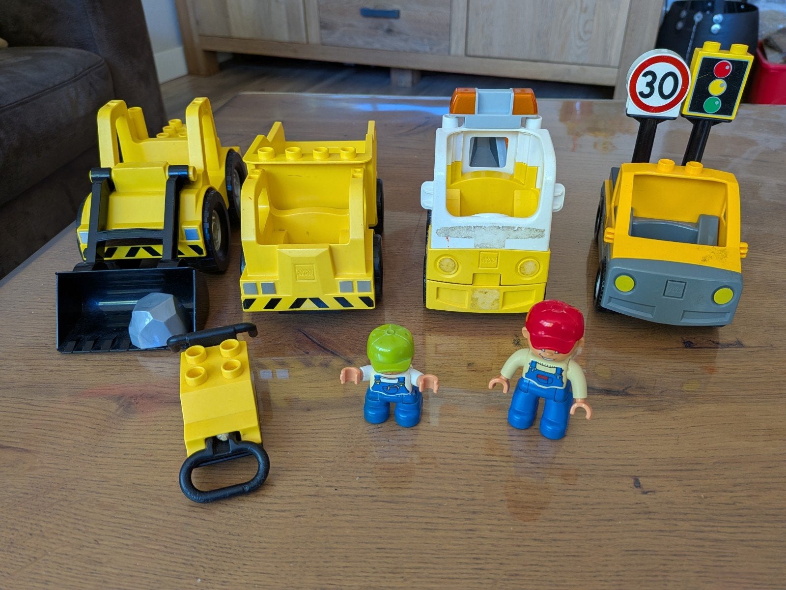Leuke duplo bouwverkeer voertuigen, Ophalen of Verzenden, Gebruikt