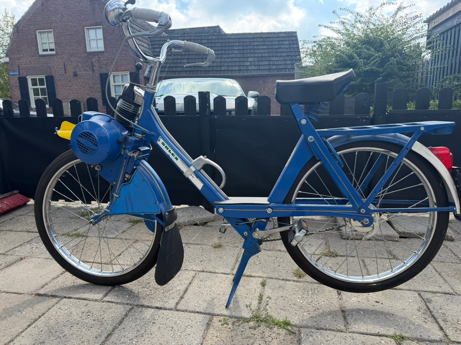Blauwe solex zonder kenteken, Fietsen en Brommers, Ophalen, Gebruikt