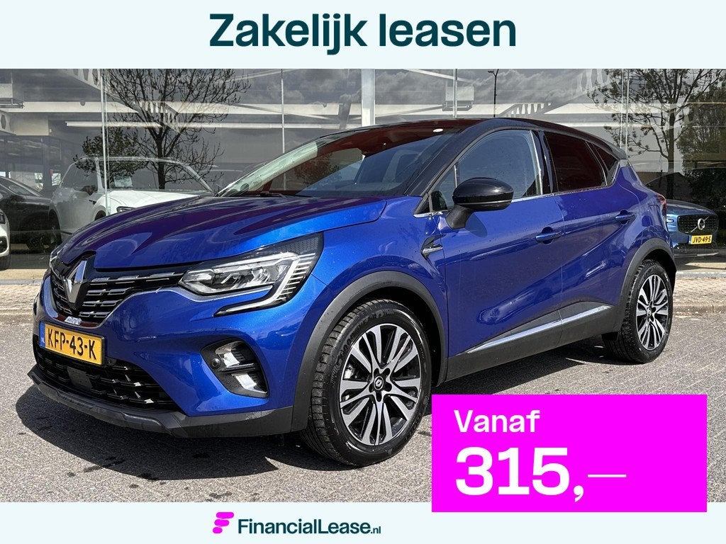 Renault Captur 1.6 E-Tech Plug-in Hybrid 160 Initiale Paris, 77 km/l, Gebruikt, 4 cilinders, Blauw