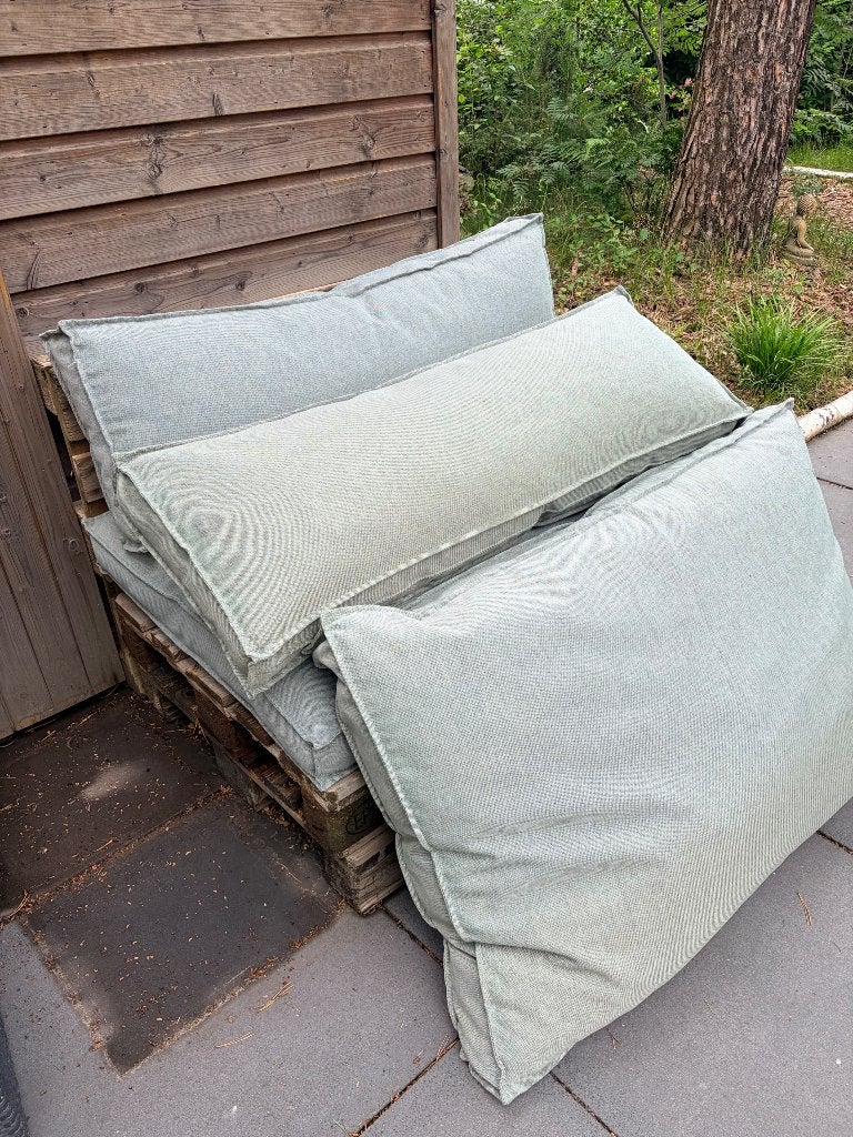 Pallet kussens voor lounge bank - 2 sets, Tuin en Terras, Tuinmeubel-accessoires, Ophalen, Gebruikt