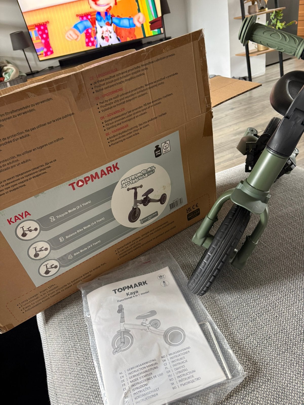 Topmark Kaya loopfiets 4-in-1, Ophalen of Verzenden, Zo goed als nieuw, Minder dan 16 inch