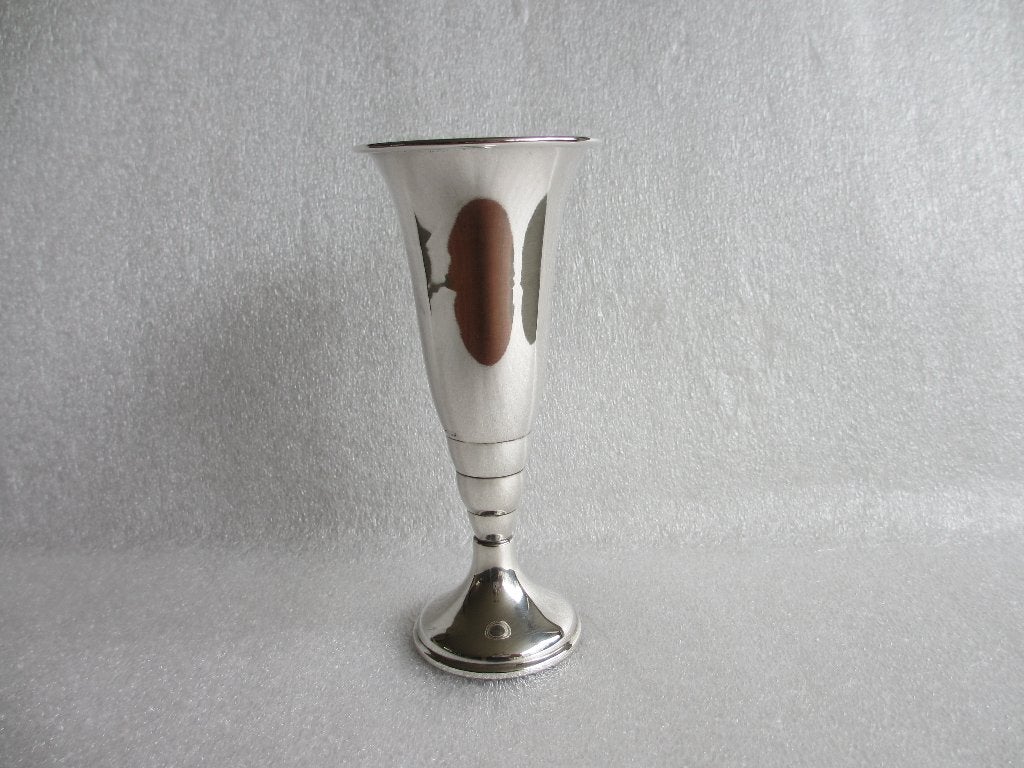 Mooi oud zilveren vaasje, Ophalen of Verzenden, Zilver